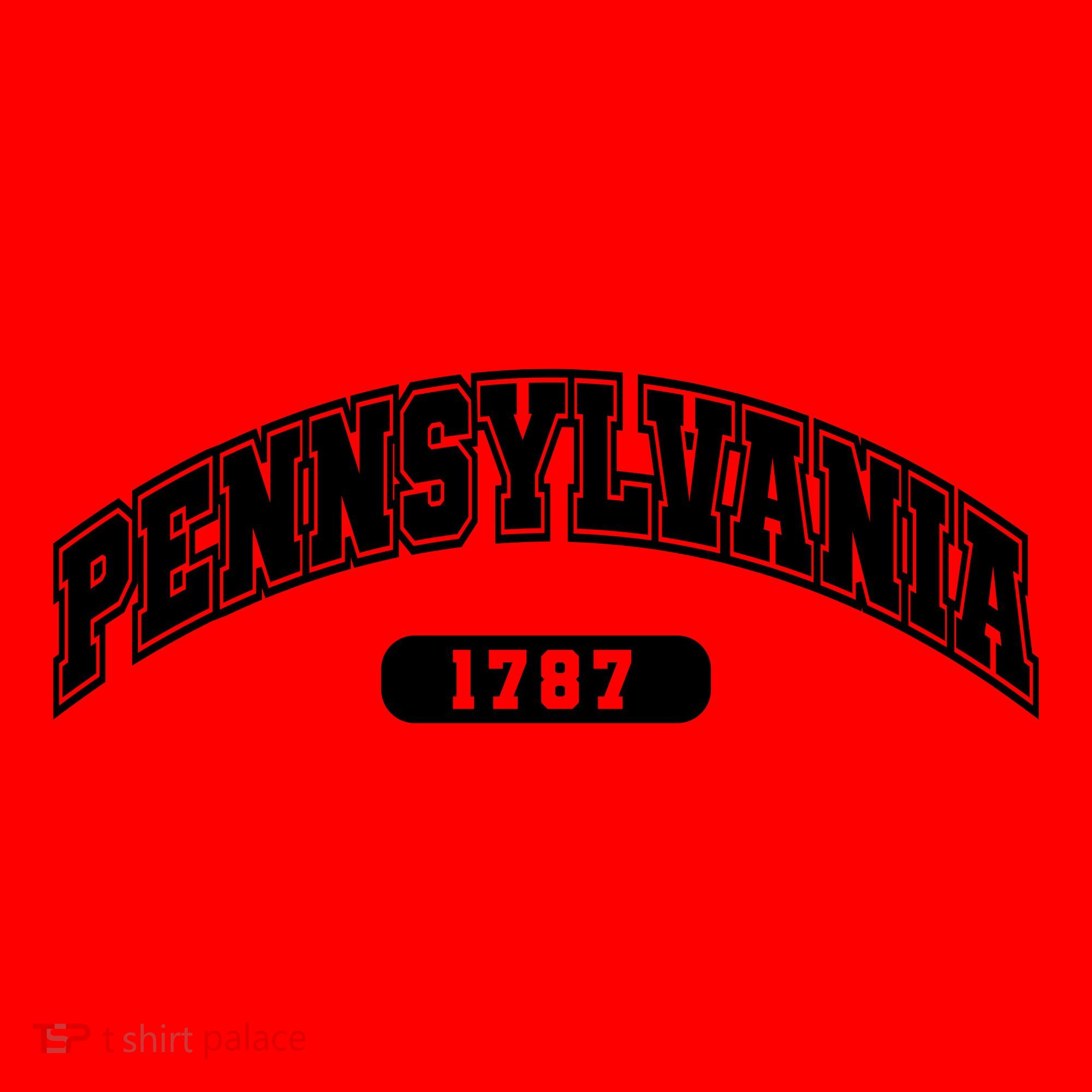 Pennsylvania Collegiate Style 1787 Santa Hat
