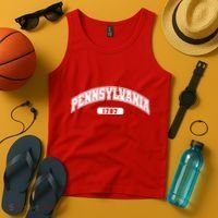 Pennsylvania Collegiate Style 1787 Tank Top thumb 4