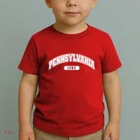 Pennsylvania Collegiate Style 1787 Toddler T-Shirt thumb 2