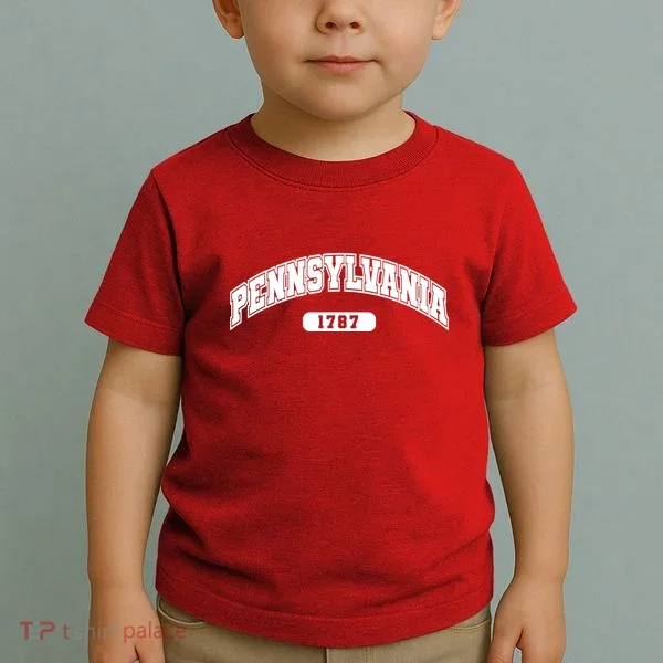 Pennsylvania Collegiate Style 1787 Toddler T-Shirt