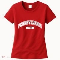 Pennsylvania Collegiate Style 1787 Women's T-Shirt thumb 0