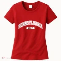 Pennsylvania Collegiate Style 1787 Women's T-Shirt thumb 0