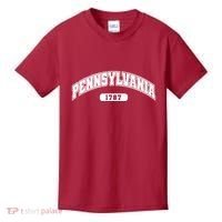 Pennsylvania Collegiate Style 1787 Kids T-Shirt thumb 0