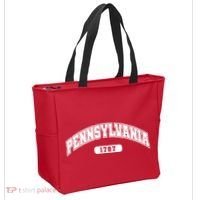 Pennsylvania Collegiate Style 1787 Tote Bag thumb 2