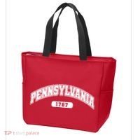 Pennsylvania Collegiate Style 1787 Tote Bag thumb 3