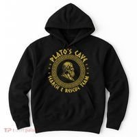 Platos Cave Search And Rescue Teams Funny Philosophy Hoodie thumb 0