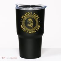 Platos Cave Search And Rescue Teams Funny Philosophy Tumbler thumb 0