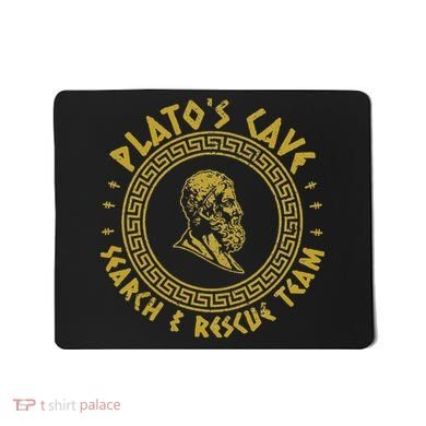 Platos Cave Search And Rescue Teams Funny Philosophy Mousepad