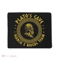 Platos Cave Search And Rescue Teams Funny Philosophy Mousepad thumb 0