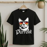 Purrost Cat Sunglasses German Flag Germany Prost Oktoberfest T-Shirt thumb 2