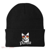 Purrost Cat Sunglasses German Flag Germany Prost Oktoberfest Beanie thumb 0