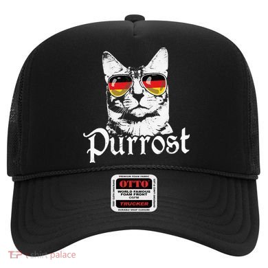 Purrost Cat Sunglasses German Flag Germany Prost Oktoberfest Hat