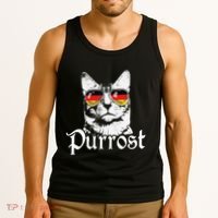 Purrost Cat Sunglasses German Flag Germany Prost Oktoberfest Tank Top thumb 3