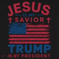 Patriotic Christian Support Graphic Doggie Tank thumb 4