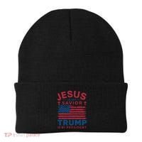 Patriotic Christian Support Graphic Beanie thumb 0