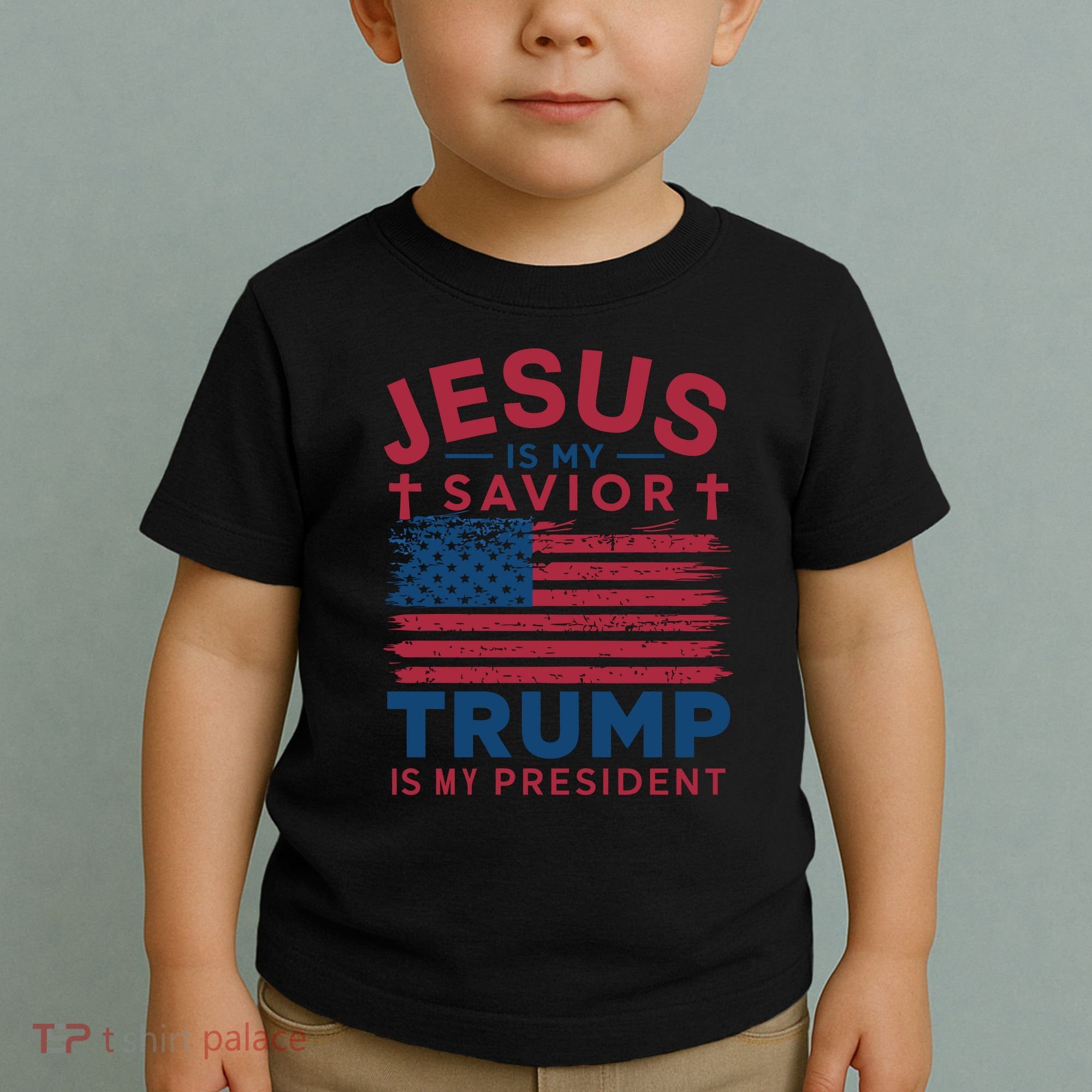 Patriotic Christian Support Graphic Toddler T-Shirt