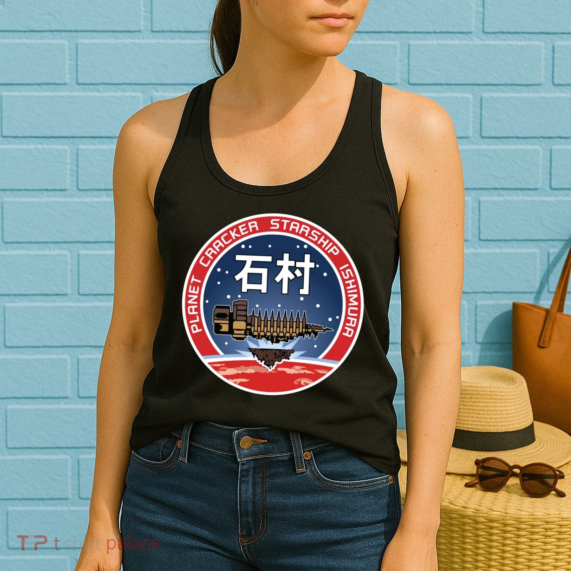 Planet Cracker Starship Ishimura Women's Tank Top