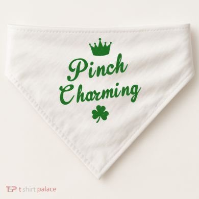 Pinch Charming St Patricks Day USA-Made Doggie Bandana