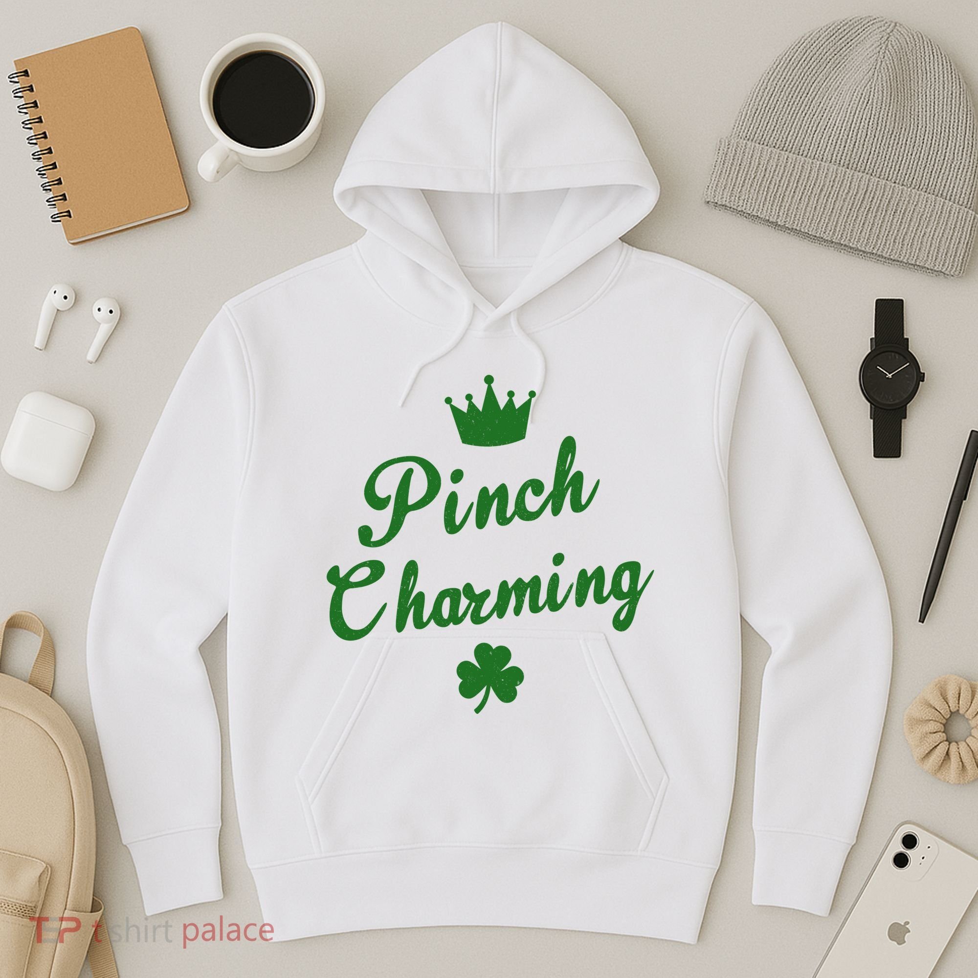 Pinch Charming St Patricks Day Hoodie