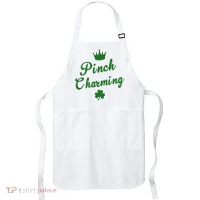 Pinch Charming St Patricks Day Apron
