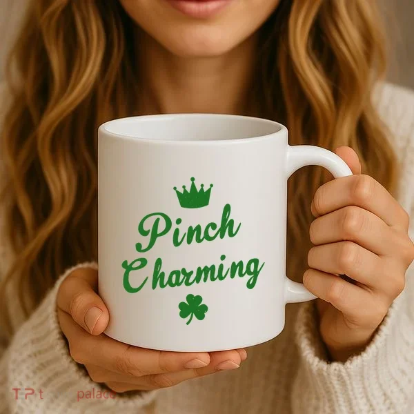 Pinch Charming St Patricks Day Coffee Mug