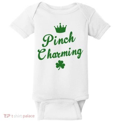 Pinch Charming St Patricks Day Baby Bodysuit