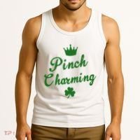Pinch Charming St Patricks Day Tank Top thumb 3