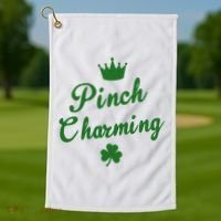 Pinch Charming St Patricks Day Golf Towel thumb 1