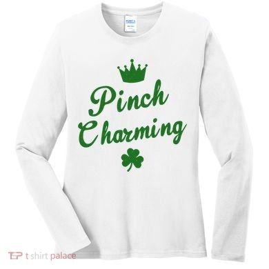 Pinch Charming St Patricks Day Women's Long Sleeve Shirt