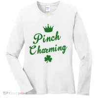 Pinch Charming St Patricks Day Women's Long Sleeve Shirt thumb 0