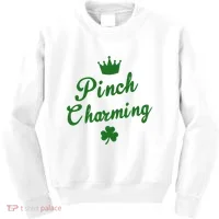 Pinch Charming St Patricks Day Kids Sweatshirt thumb 0