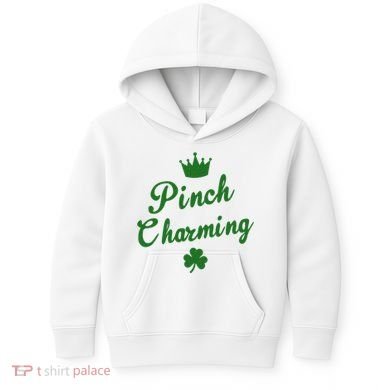 Pinch Charming St Patricks Day Kids Hoodie