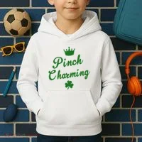 Pinch Charming St Patricks Day Kids Hoodie thumb 2