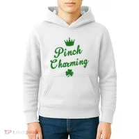 Pinch Charming St Patricks Day Kids Hoodie thumb 4
