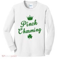 Pinch Charming St Patricks Day Kids Long Sleeve Shirt thumb 0