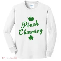 Pinch Charming St Patricks Day Kids Long Sleeve Shirt thumb 0