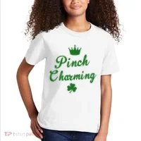Pinch Charming St Patricks Day Kids T-Shirt thumb 2