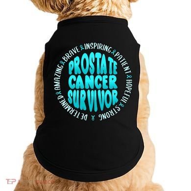 Prostate Cancer Survivor Cute Gift Doggie Tank