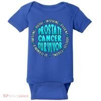 Prostate Cancer Survivor Cute Gift Baby Bodysuit thumb 0