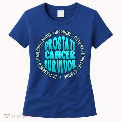 Prostate Cancer Survivor Cute Gift Women's T-Shirt