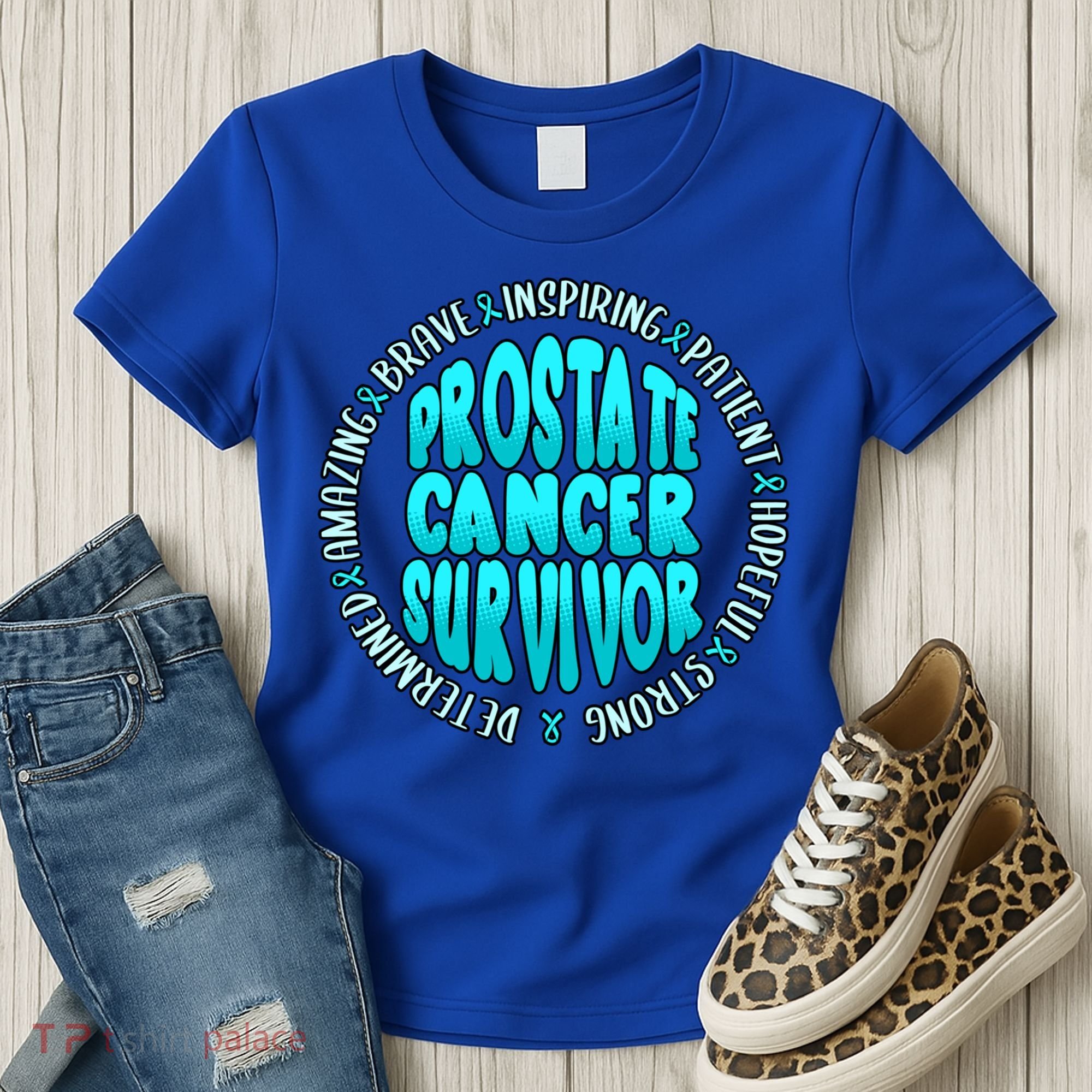 Prostate Cancer Survivor Cute Gift Women's T-Shirt