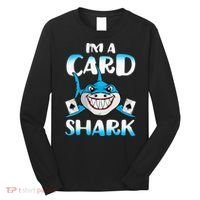 Poker Card Shark Casino Gamble Beach Long Sleeve Shirt thumb 0