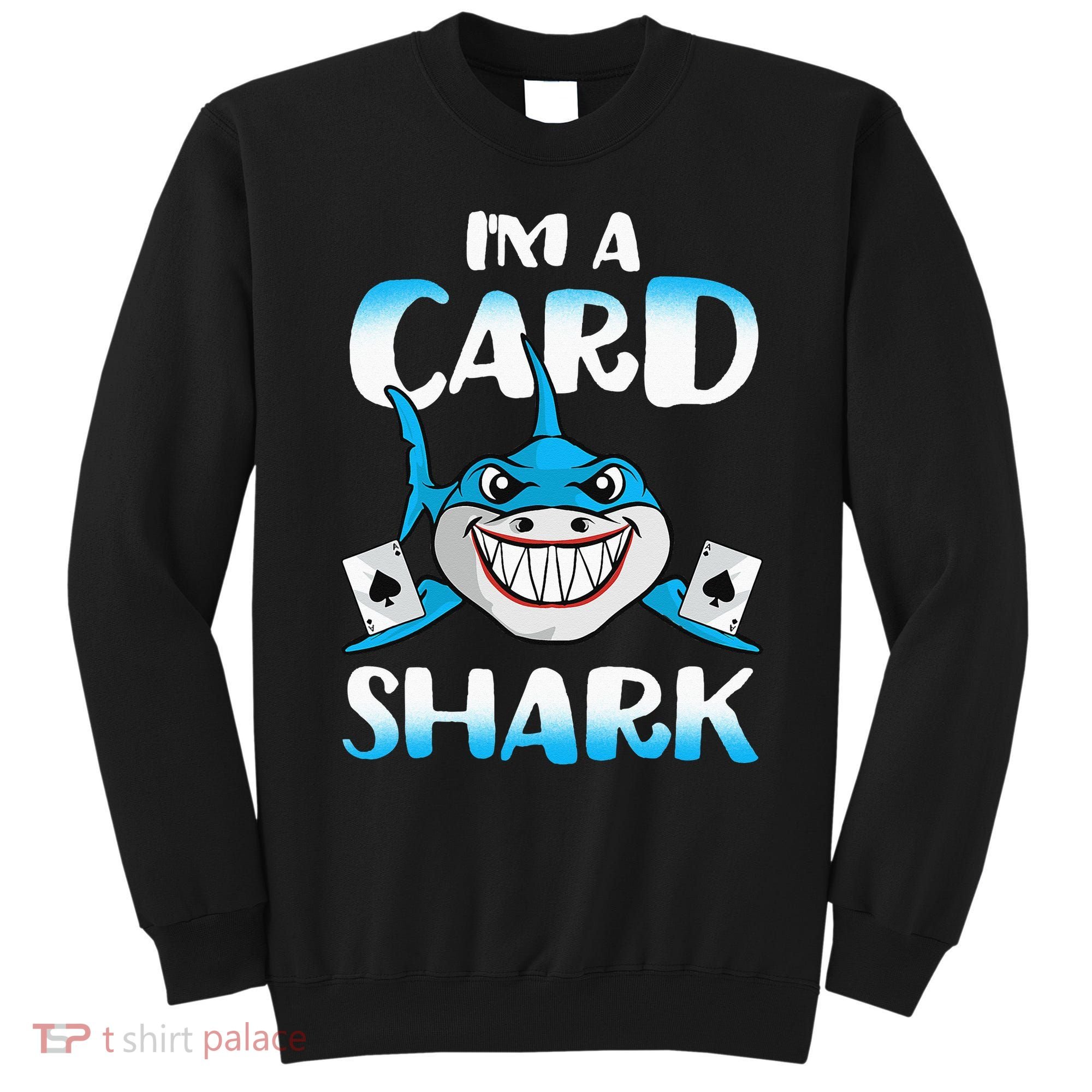 Poker Card Shark Casino Gamble Beach Sweatshirt