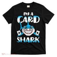 Poker Card Shark Casino Gamble Beach T-Shirt thumb 0