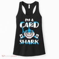 Poker Card Shark Casino Gamble Beach Women's Tank Top thumb 0