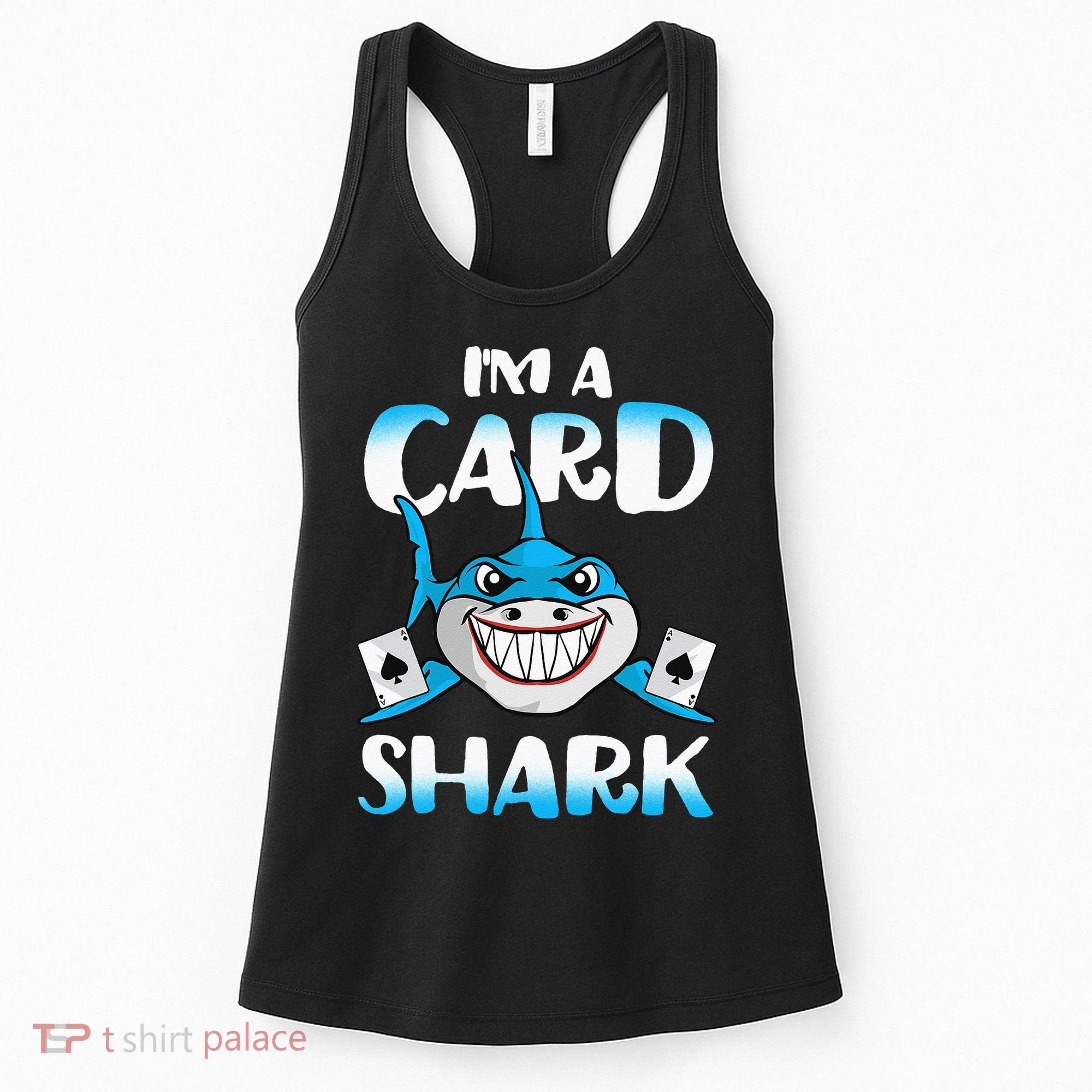 Poker Card Shark Casino Gamble Beach Women's Tank Top