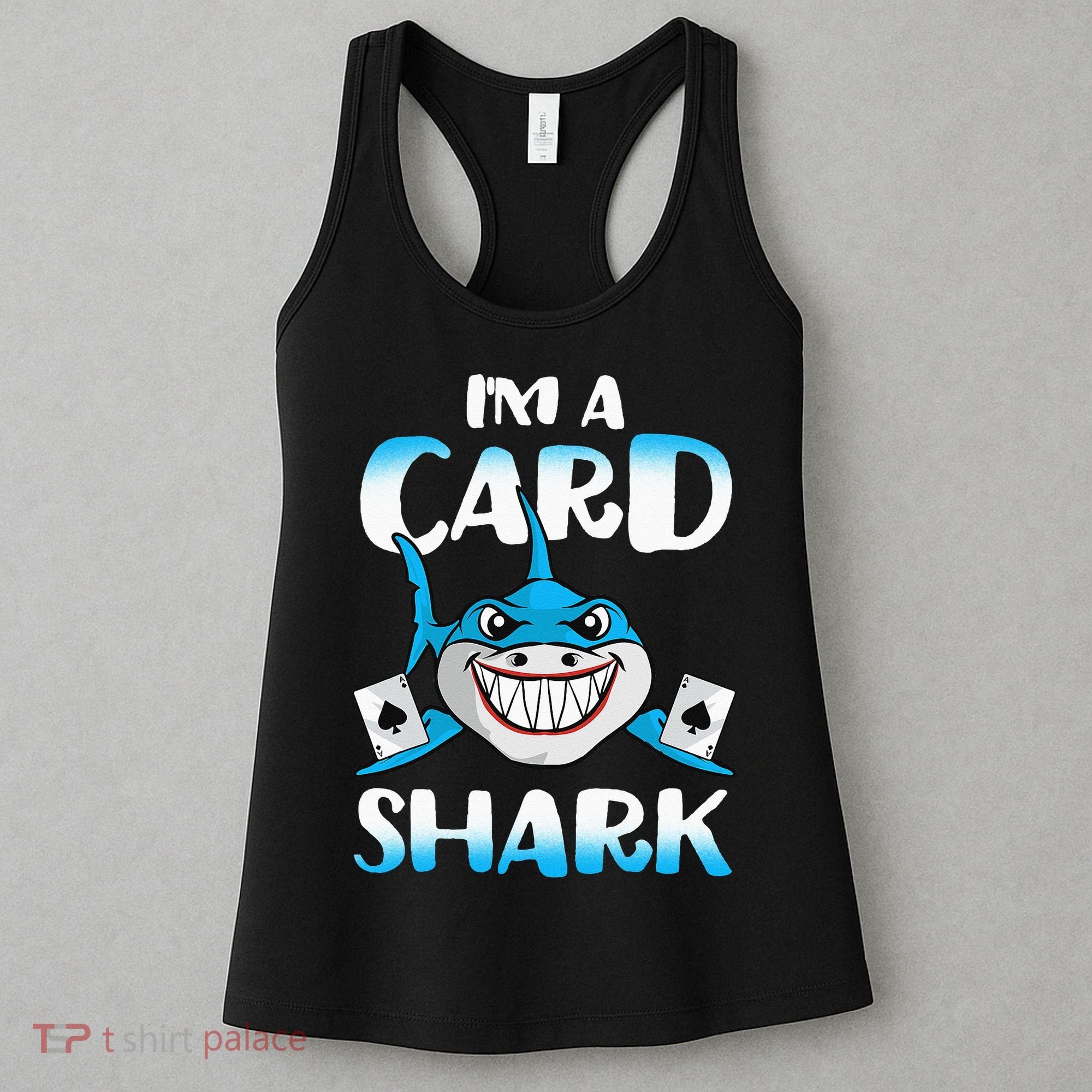 Poker Card Shark Casino Gamble Beach Women's Tank Top