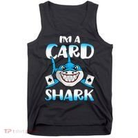 Poker Card Shark Casino Gamble Beach Tank Top thumb 0