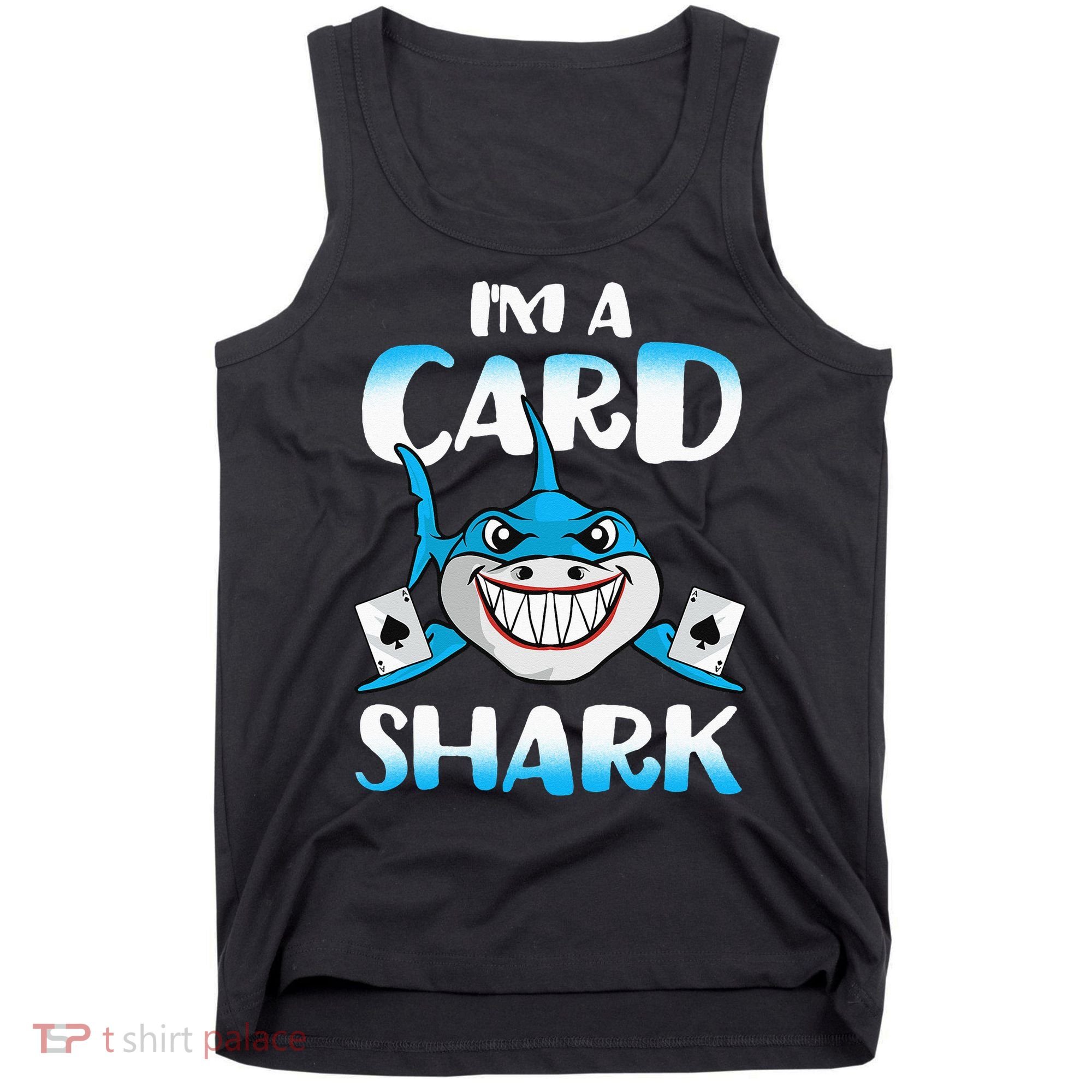 Poker Card Shark Casino Gamble Beach Tank Top