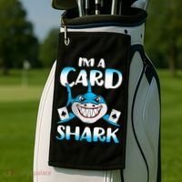 Poker Card Shark Casino Gamble Beach Golf Towel thumb 2